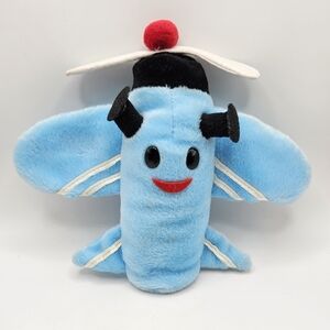 VINTAGE Stuffins CVS Rudolph Island of Misfit Toys Blue Plane 7" Plush 1999